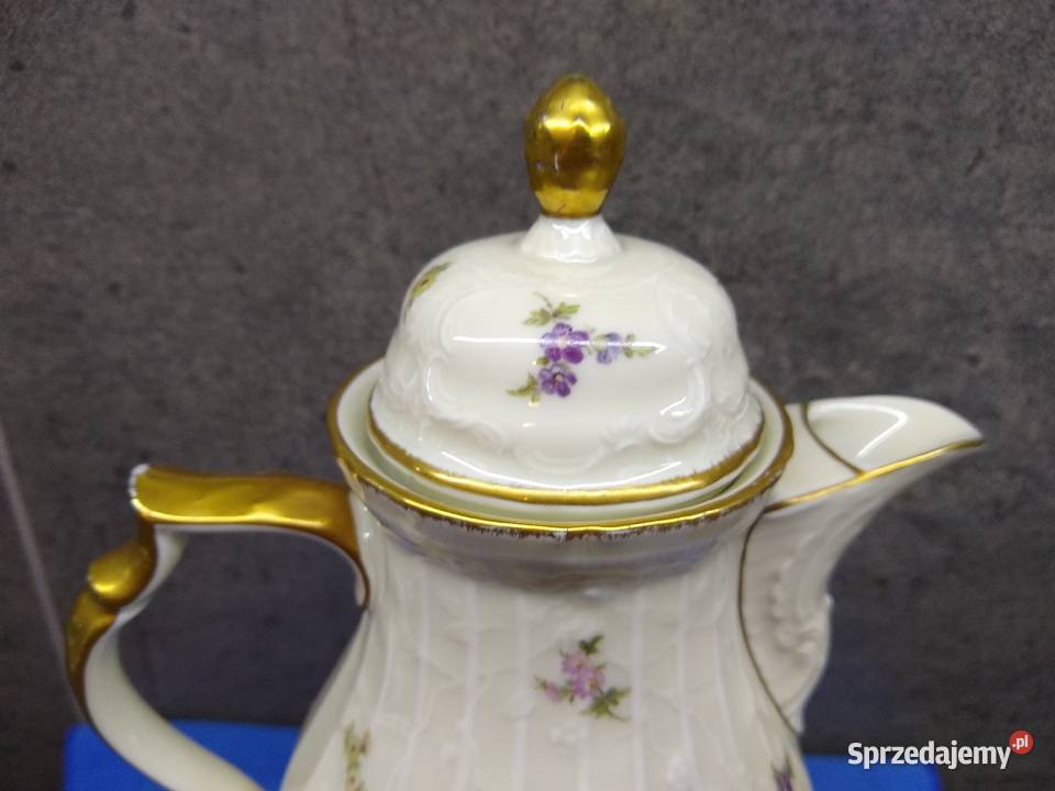 Dzbanek Rosenthal Sanssouci ecru złoto Kalisz