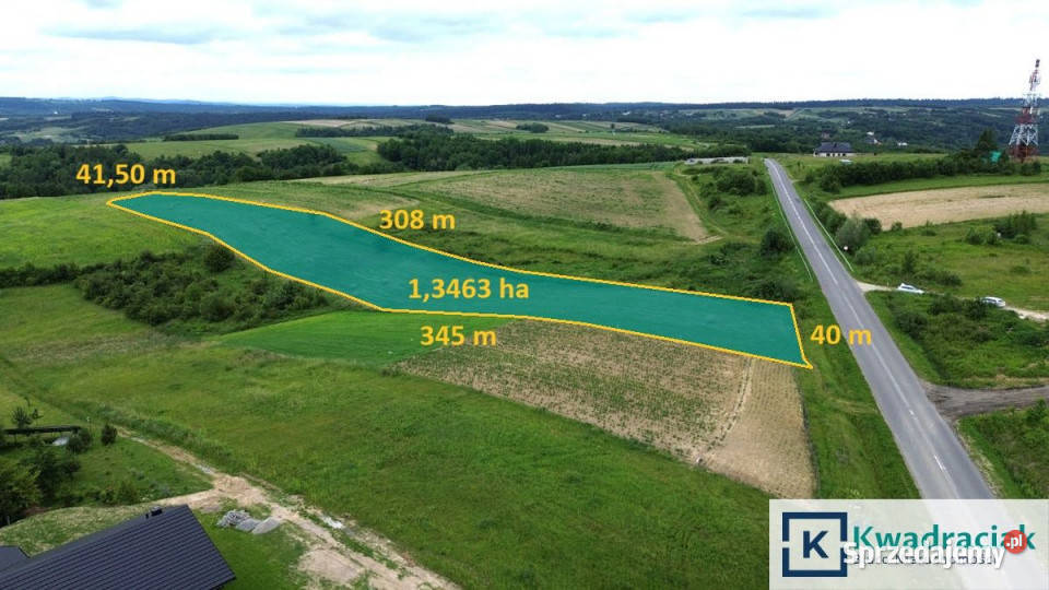 Działka Pruchnik Bieszczadzka 13463 metry