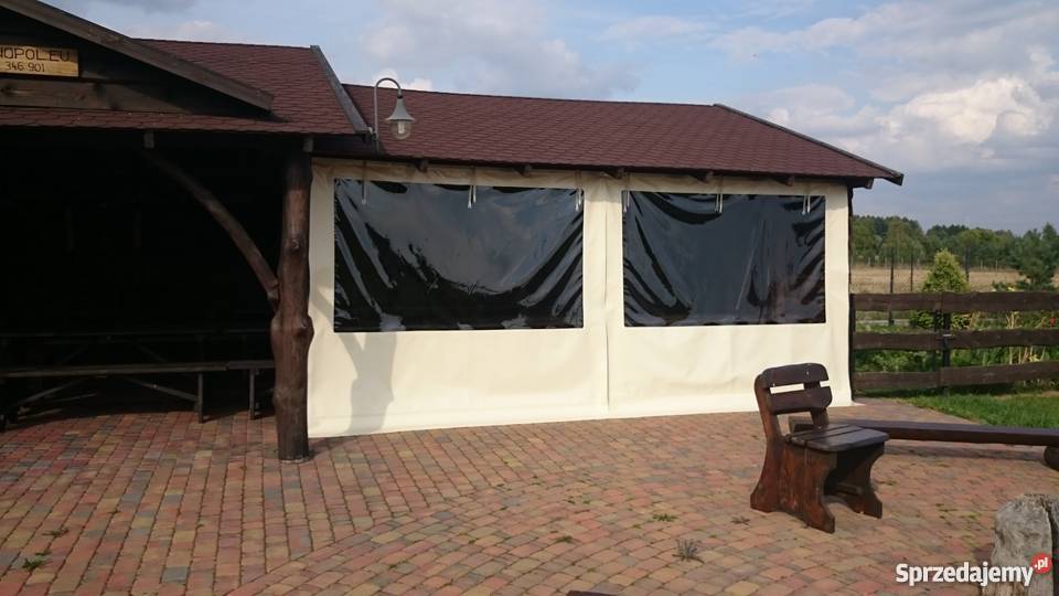 Ściany PCV PLANDEKA do altanek z oknem podlaskie Białystok