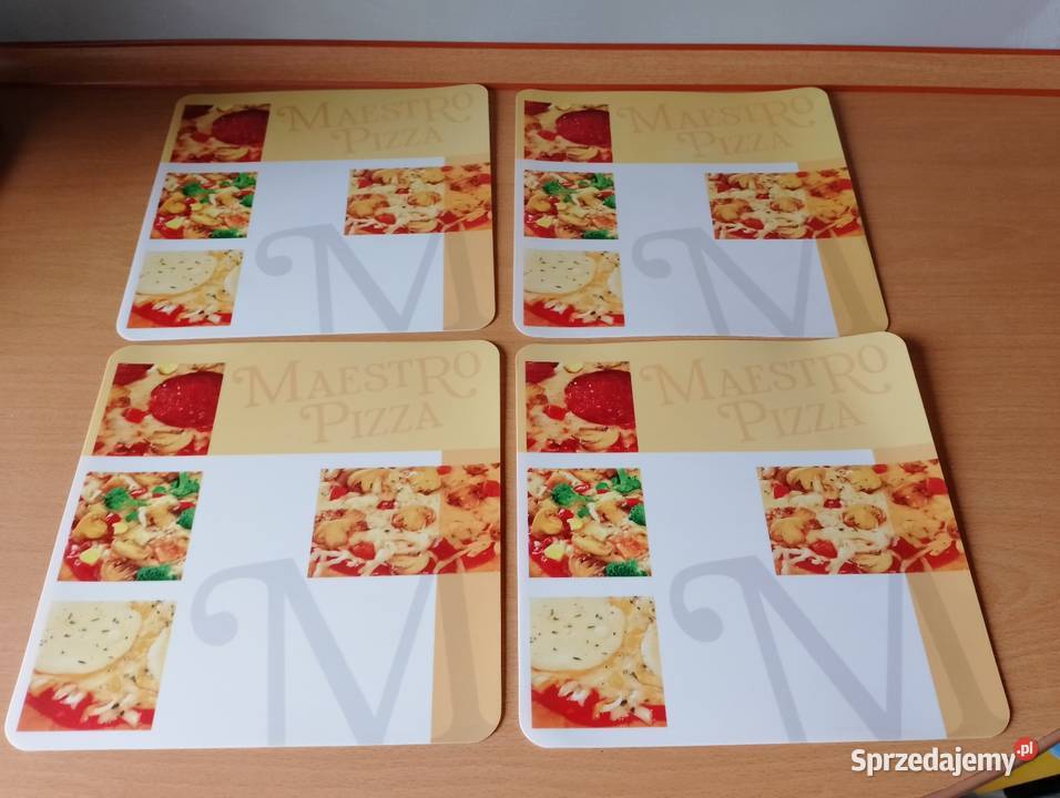 Komplet 4 podkładek stołowych Maestro Pizza pod Oborniki