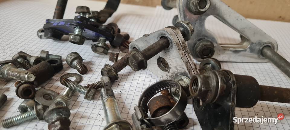 Kawasaki KLX 650 R mocowania śruby różnośći