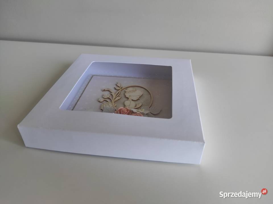 Kartka ręcznie robiona na Komunię Świętą z Łódź