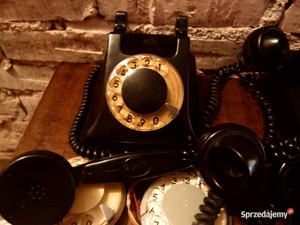 Zabytkowe telefony RWT CB49 i CB621 lata 60te Łódź