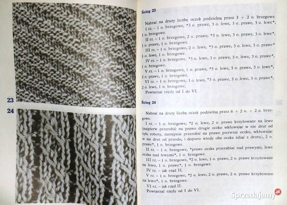 Ściegi na drutach Hanna Grykałowska Rok wydania 1988 lubelskie sprzedam