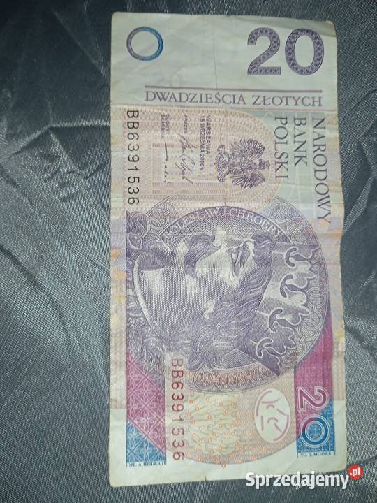 Banknot 20 złoty BB Dąbrowa Górnicza