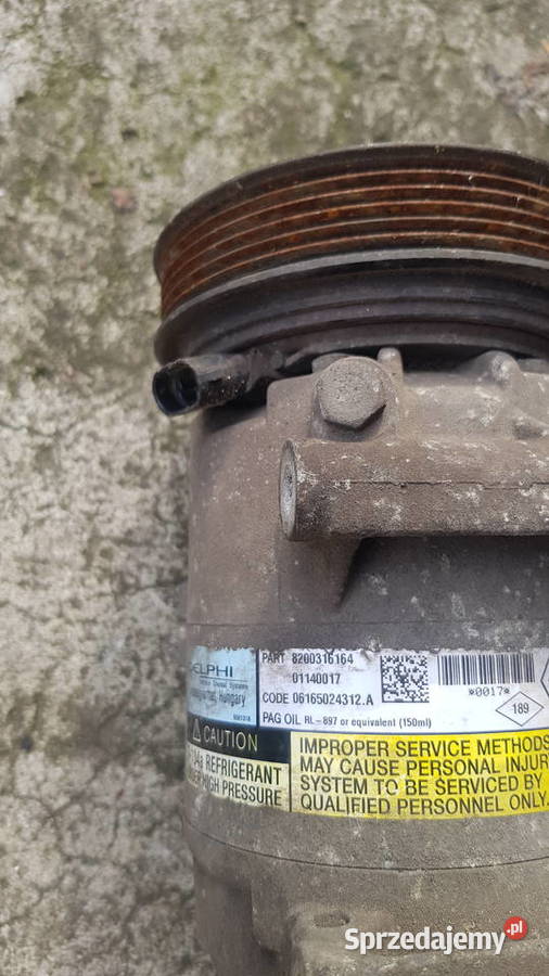sprężarka kompresor klimatyzacji renault nissan