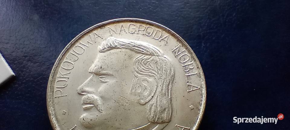 Stare monety Medal Lech Wałęsa Polska 13 Numizmatyka podkarpackie Lesko