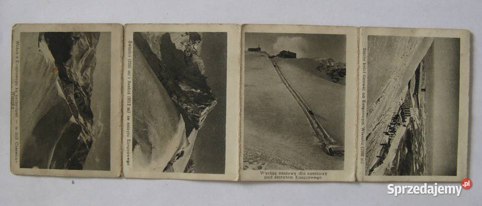 Pocztówki składanka zdjęcia Tatry sprzedam