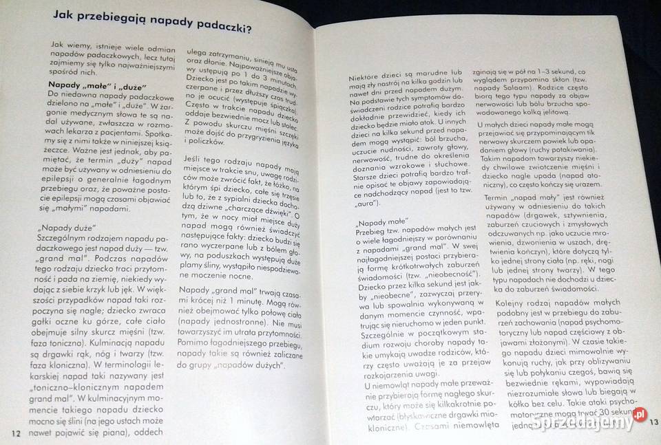 Nasze dziecko ma napady Padaczka u dzieci Ansgar Chełm
