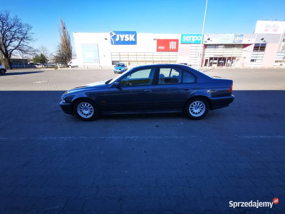 BMW E39 20 BENZYNA Sprzedam Zamienię welurowa tapicerka lubuskie Zielona Góra