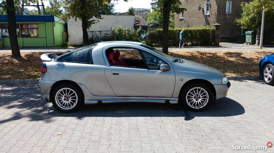 Opel Tigra srebrna skórzana tapicerka LPGbenzyna dolnośląskie