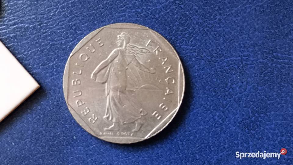 Stare monety 2 frank 2000 Francja Lesko sprzedam