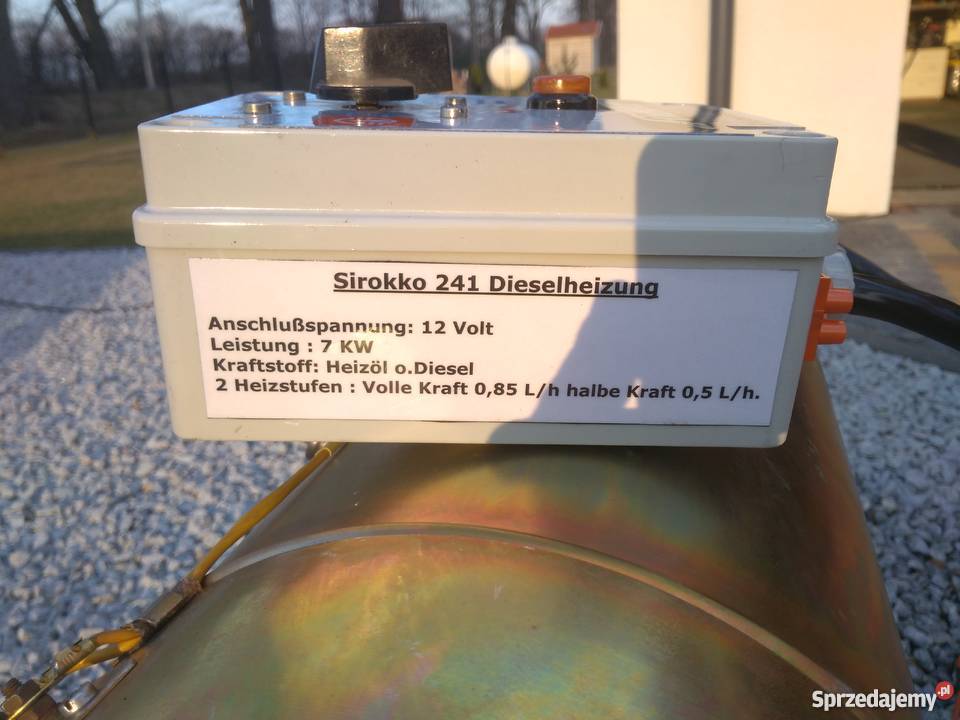 Nagrzewnica spalinowa olejowa na ropę Webasto Lubin sprzedam