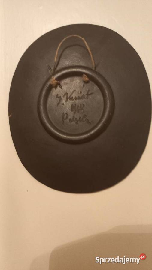 Stefan Kniatautorska patera ceramiczna wielkopolskie Poznań
