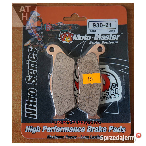 KLOCKI HAMULCOWE HUSQVARNA PRZÓD SKLEP MRĄGOWO Mrągowo