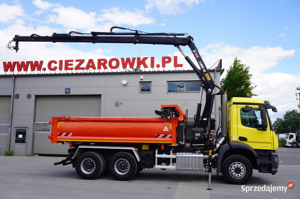 MercedesBenz Arocs 2640 6x4 100 HIAB XHiduo Wywrotki Kraków