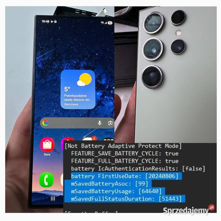 Samsung S24 Ultra 12256GB Titanium Green Gorlice