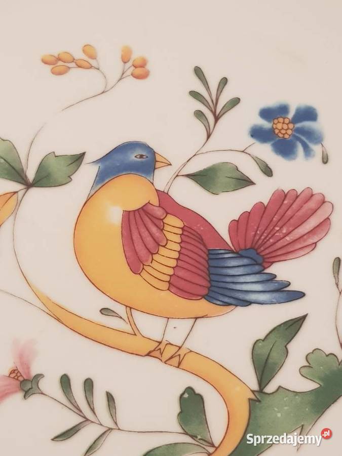 Talerz dekoracyjny z ptakiem