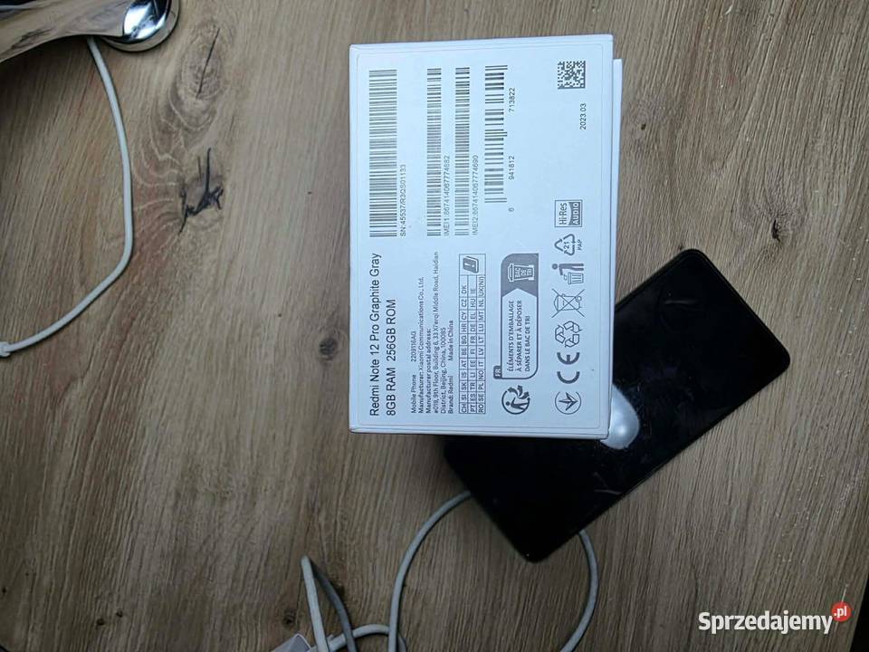 Redmi Notę 12Pro kujawsko-pomorskie Radziejów sprzedam