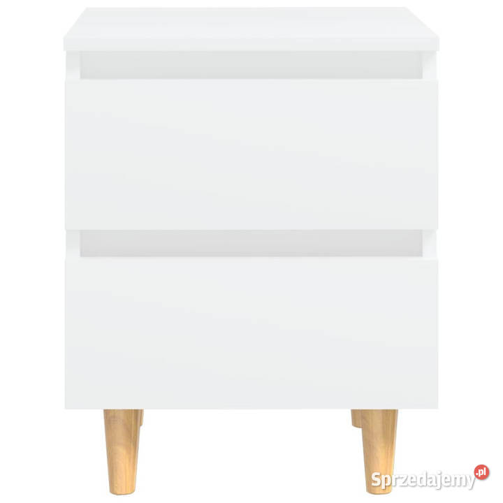 Szafka nocna z sosnowymi nóżkami biała 40x35x50 mazowieckie Warszawa sprzedam