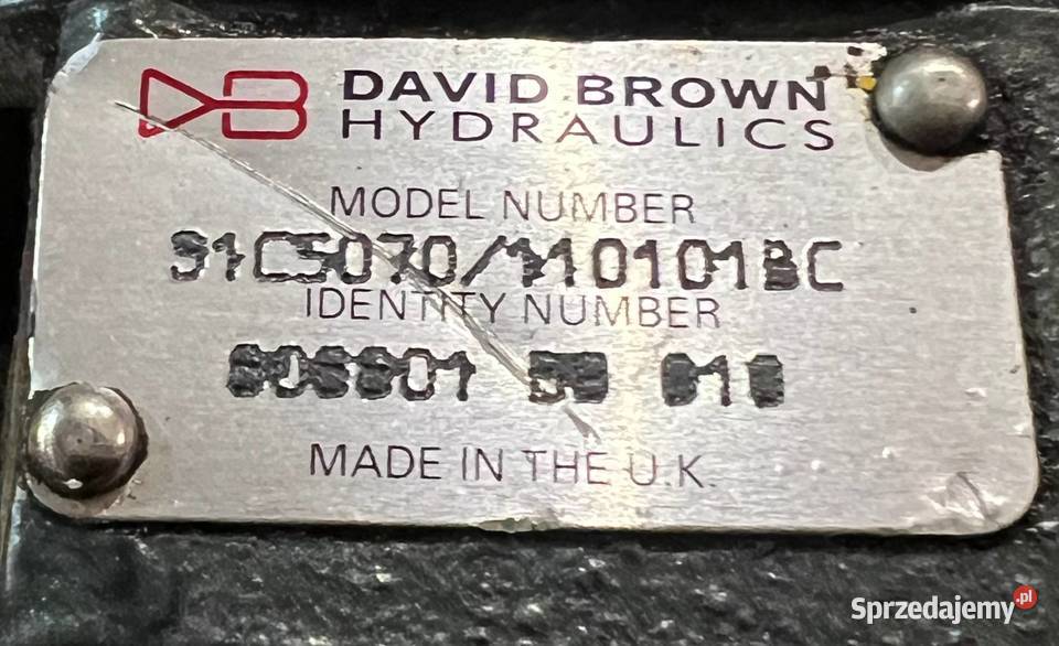 DAVID BROWN S1C5070110101BC DAVID BROWN 110101 Poznań