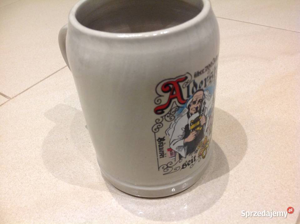 Kufel Ceramiczny do Piwa Sygnowany Pozostałe Pozostałe Nowa Sól