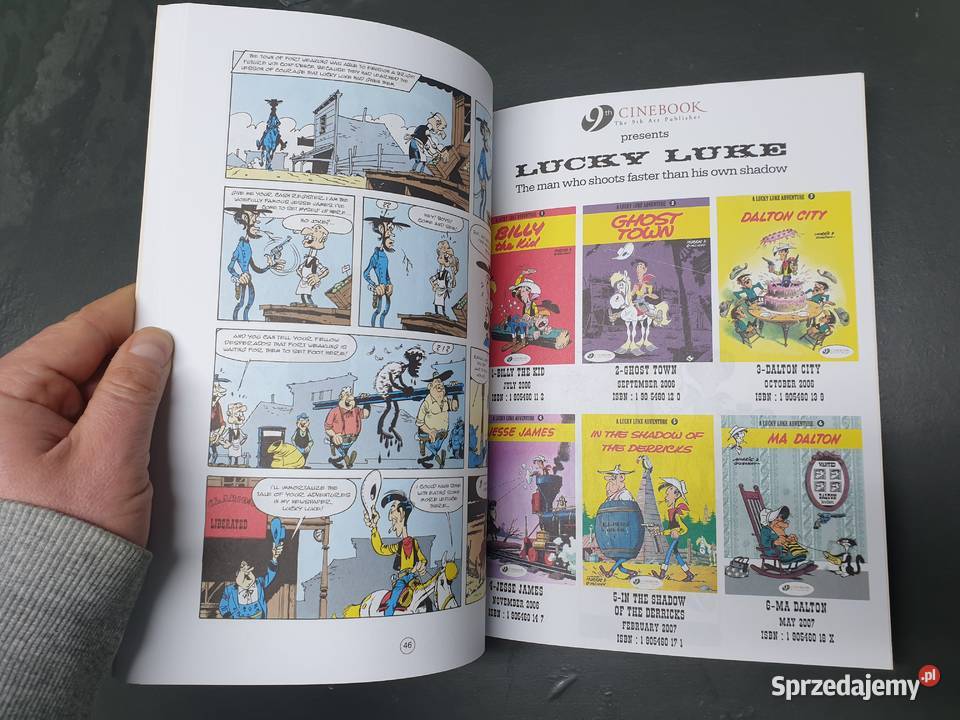 Lucky Luke Billt The Kid komiks wydanie pomorskie Gdynia