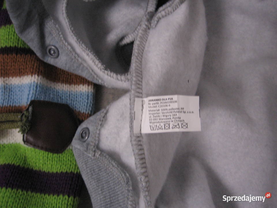 Ubranka psa małego bonus smycz sznurkowa Olsztyn