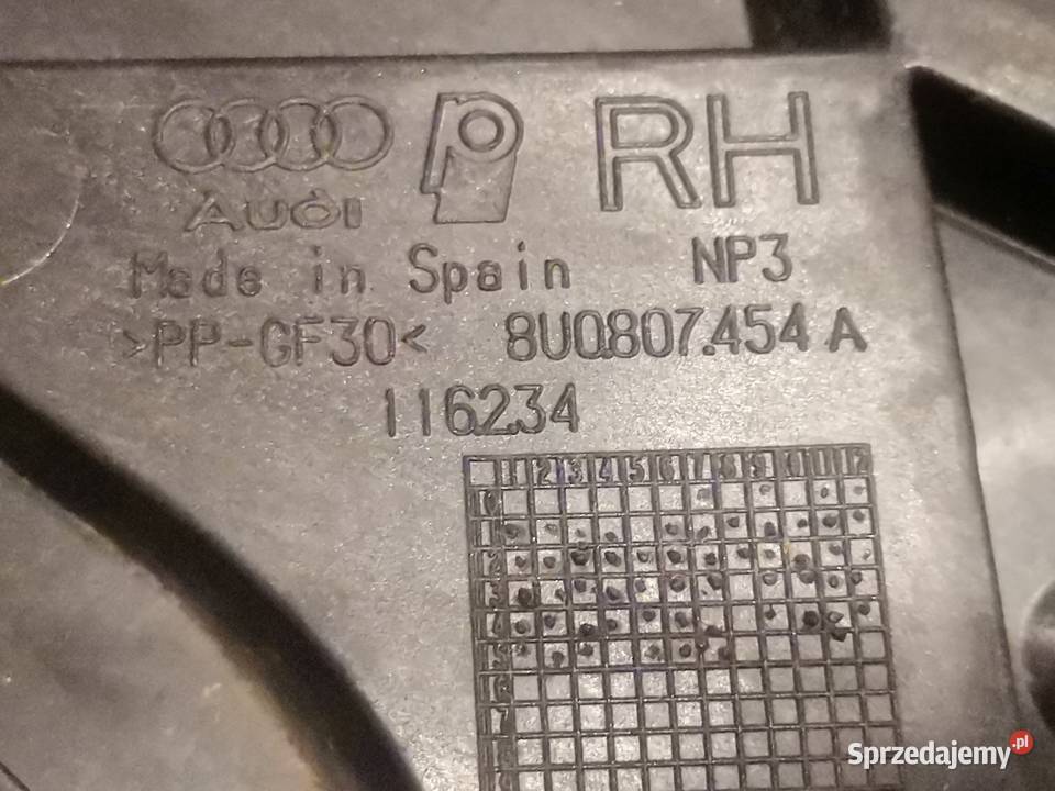 AUDI Q3 PRAWY ŚLIZG ZDERZAKA TYŁ 8U0807454A wielkopolskie