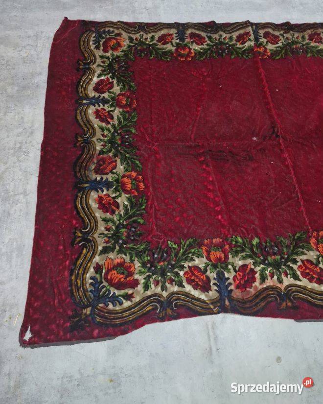 Stary Muzealny Aksamitny Kilim 2 AntykiMarki Marki