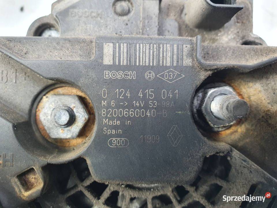 ALTERNATOR DACIA SANDERO 0124415041 kujawsko-pomorskie
