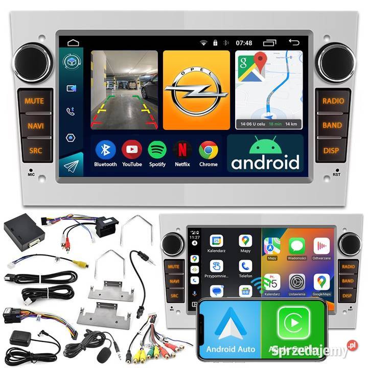 Radio dotykowe android Opel astra h itp Ncs CB radia Rawa Mazowiecka