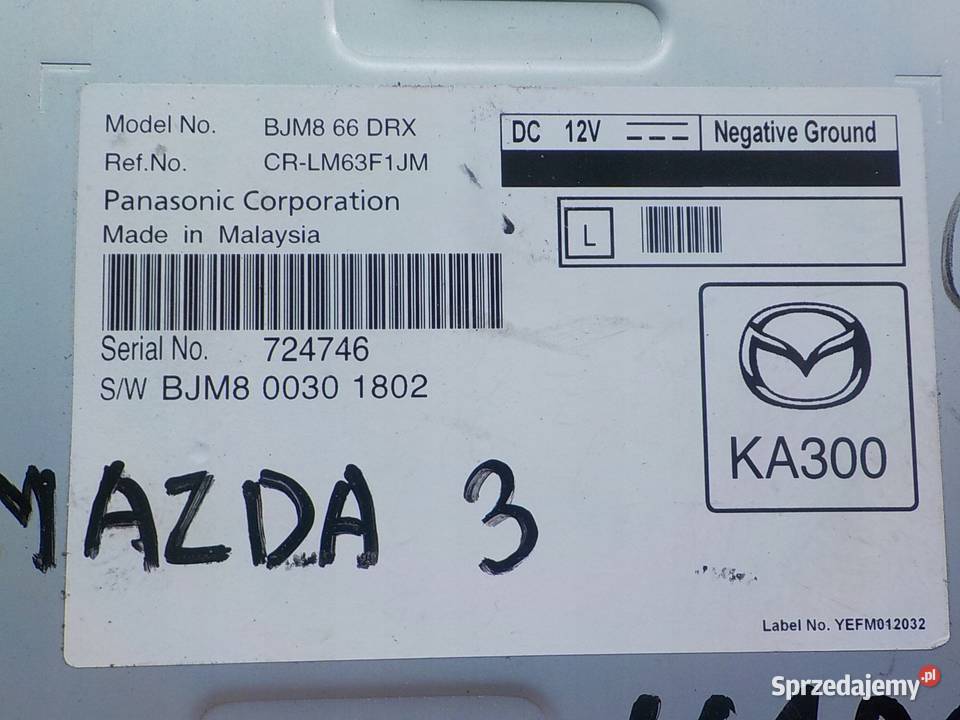 MAZDA 3 BM III 22 D 15r SEDAN 4D modul radia osobowe Układ elektryczny, zapłon Suków sprzedam