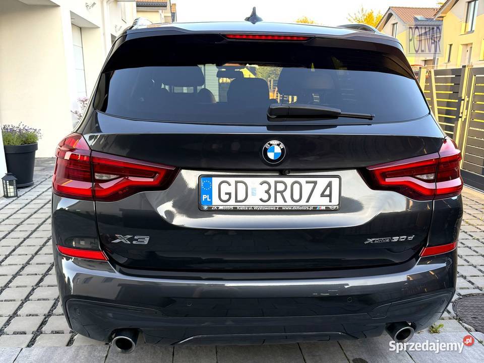 BMW X3 G01 30d 286 MSport POLSKI SALON BMW CESJA grafitowy X3