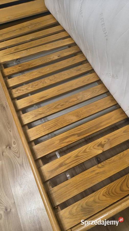 Sprzedam łóżko drewnianematerac Łóżka i materace Katowice