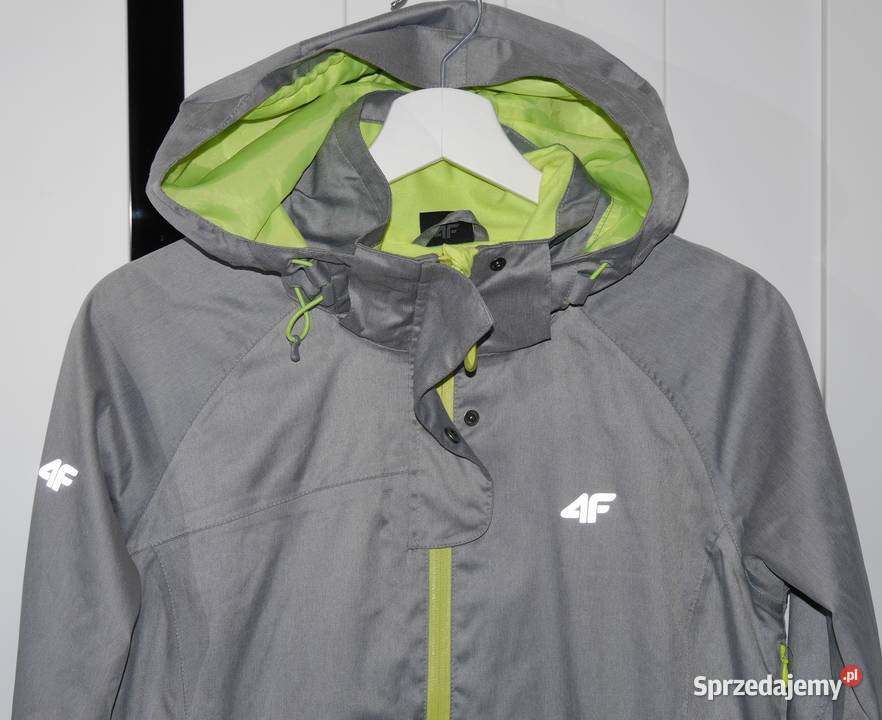 4F świetna kurtka neon nowa 34 XS szary/srebrny Wrocław