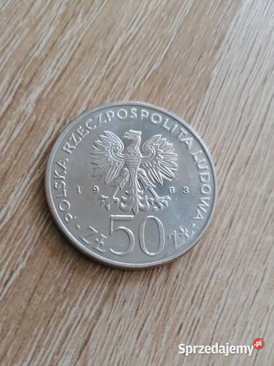 moneta 50 złotych 1983 Jan III Sobieski Opole