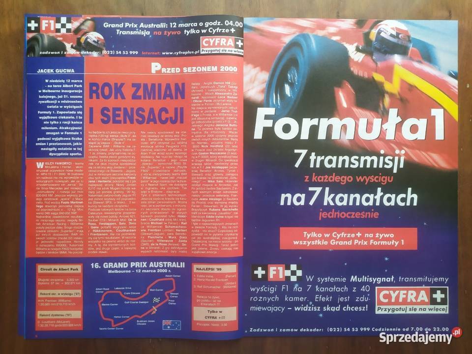 Skarb kibica formuła 1 sezon 2000 Łódź