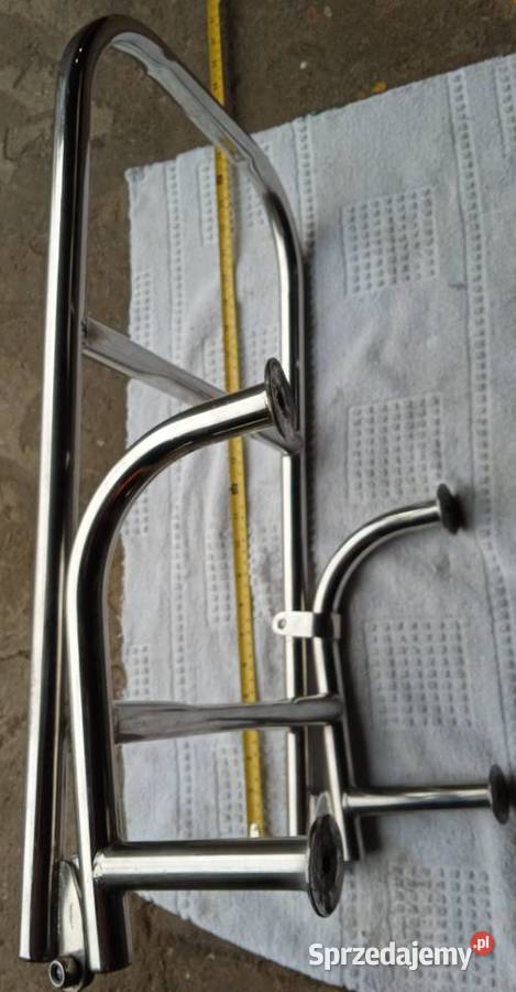 Drabinka 4stopniowa składana stal kwasoodporna