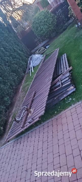 Ogrodzenie konstrukcja metalowa ze sztachetami Grabówka sprzedam