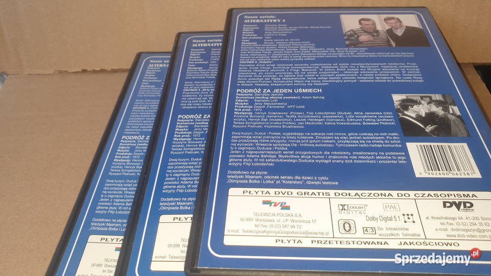 Alternatywy 4 DVD 3 odcinki 4 5 6 dodatki Warszawa