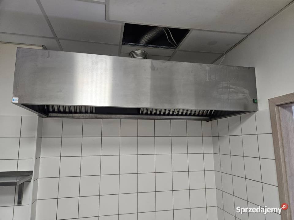 Okap nierdzewny przyścienny 192x80 Gastronomia śląskie Pszczyna