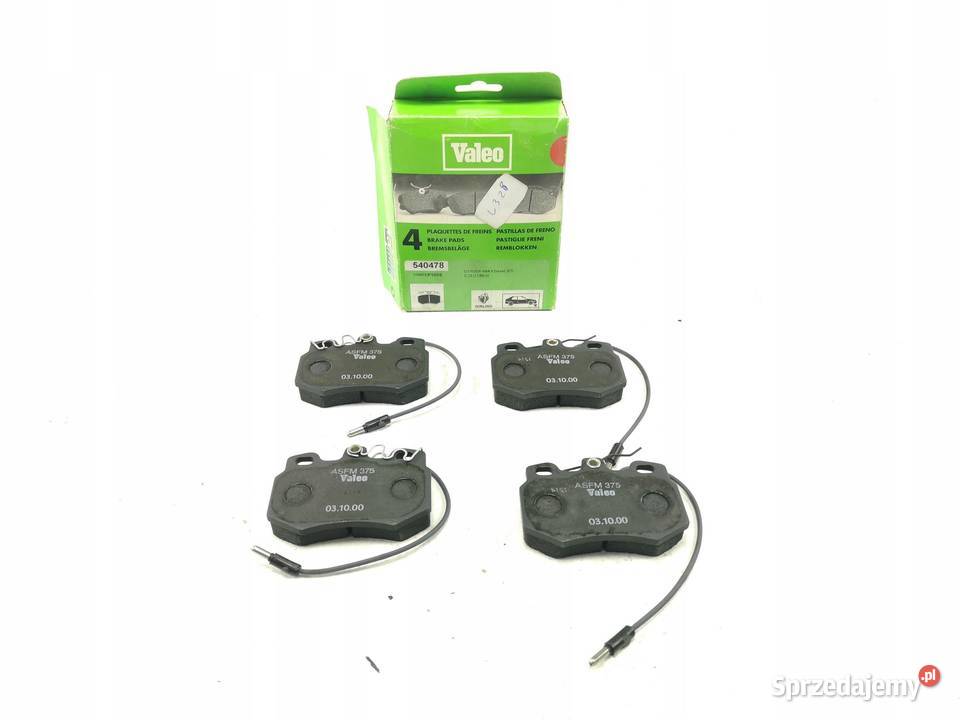 KLOCKI HAMULCOWE PRZÓD VALEO CITROEN AX C15 VISA Klocki hamulcowe lubelskie