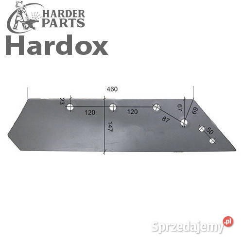 Lemiesz 18 HARDOX 930781221P części do pługa Suwałki