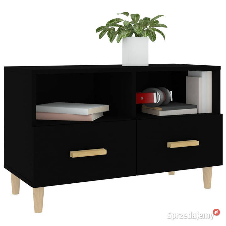 Szafka pod TV czarna 80x36x50 materiał Meble mazowieckie Warszawa sprzedam