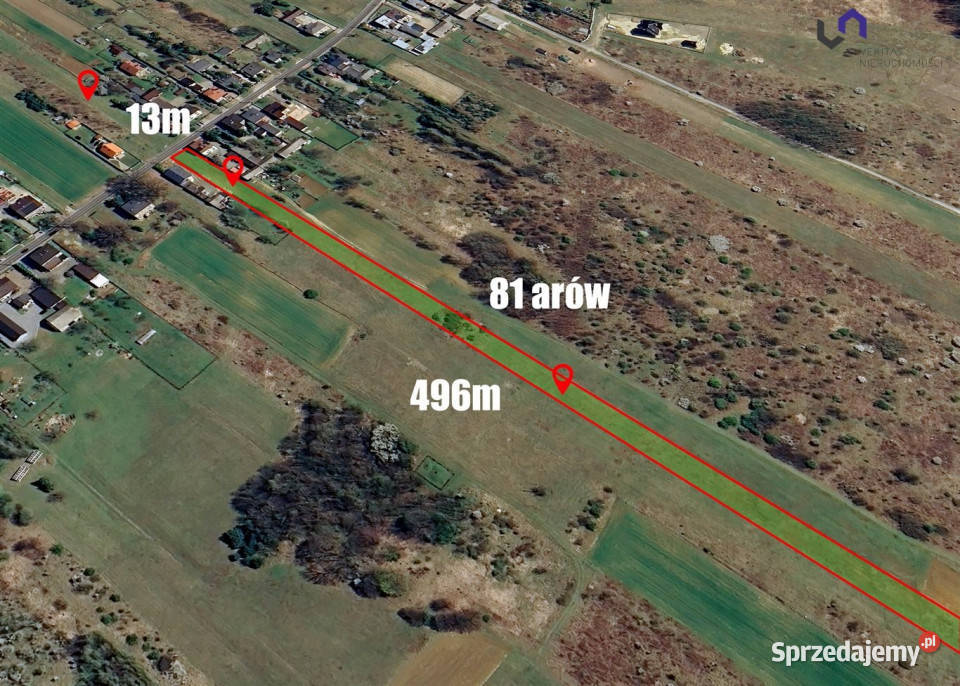 Działka 8263m2 Siemonia Kościuszki