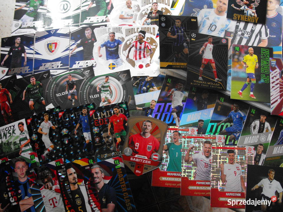 MEGA zestaw 500 kart album PANINI TOPPS MESSI śląskie