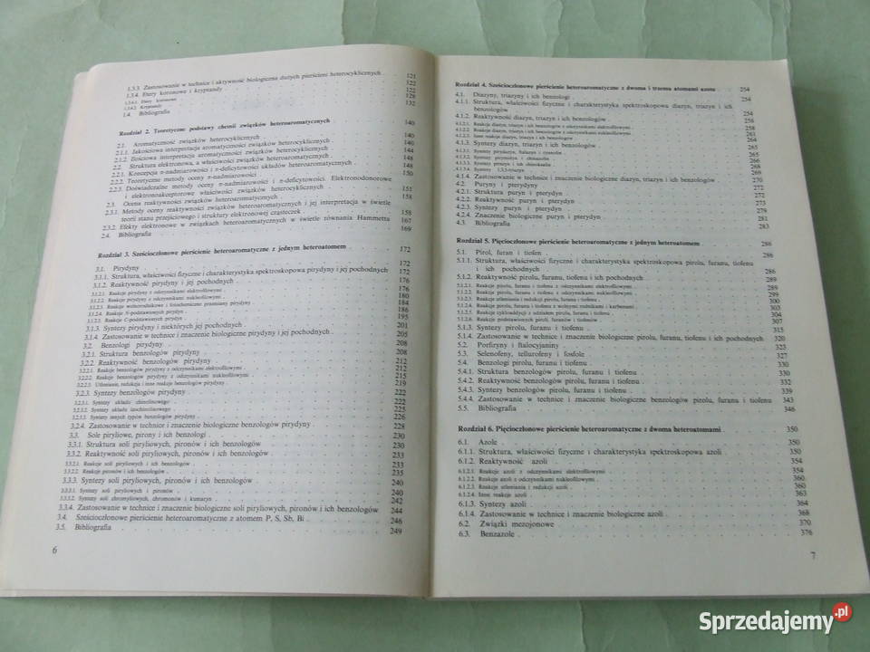 Chemia związków heterocyklicznych Młchowski Oborniki Śląskie
