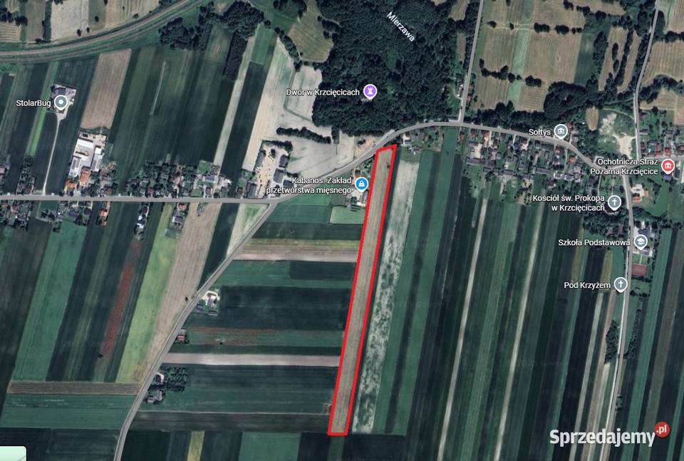 Na sprzedaż działka 292ha Sprzedaż Mierzyn