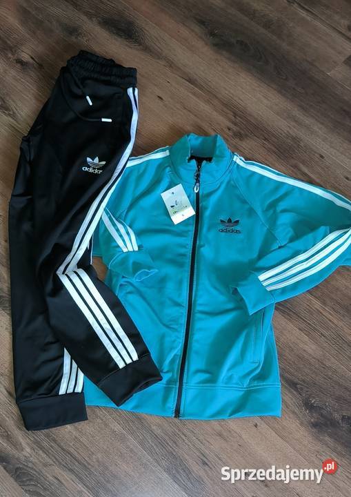 Dres komplet adidas morski S damski Rozmiar 36(S) łódzkie